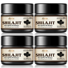 Sennasi Shilajit resin bottle 600mg for daily energy support.