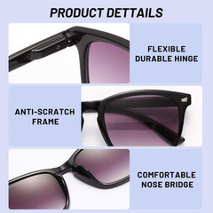 Gafas Serendishi armazón ligero y cómodo para uso prolongado.