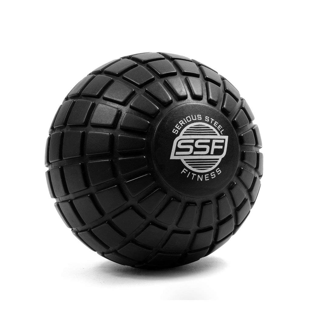 SERIOUS STEEL FITNESS 5 inch foam massage ball targets back trigger points for deeper relief