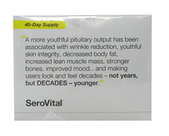 Serovital Renewal Complex bottle closeup highlighting the capsules.