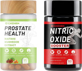 SERSANVE Prostate Support bottle with turmeric and mushrooms promoting daily vitality.