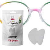 Setex Gecko Grip nose pad closeup with microfiber detail for secure grip on plastic frames
