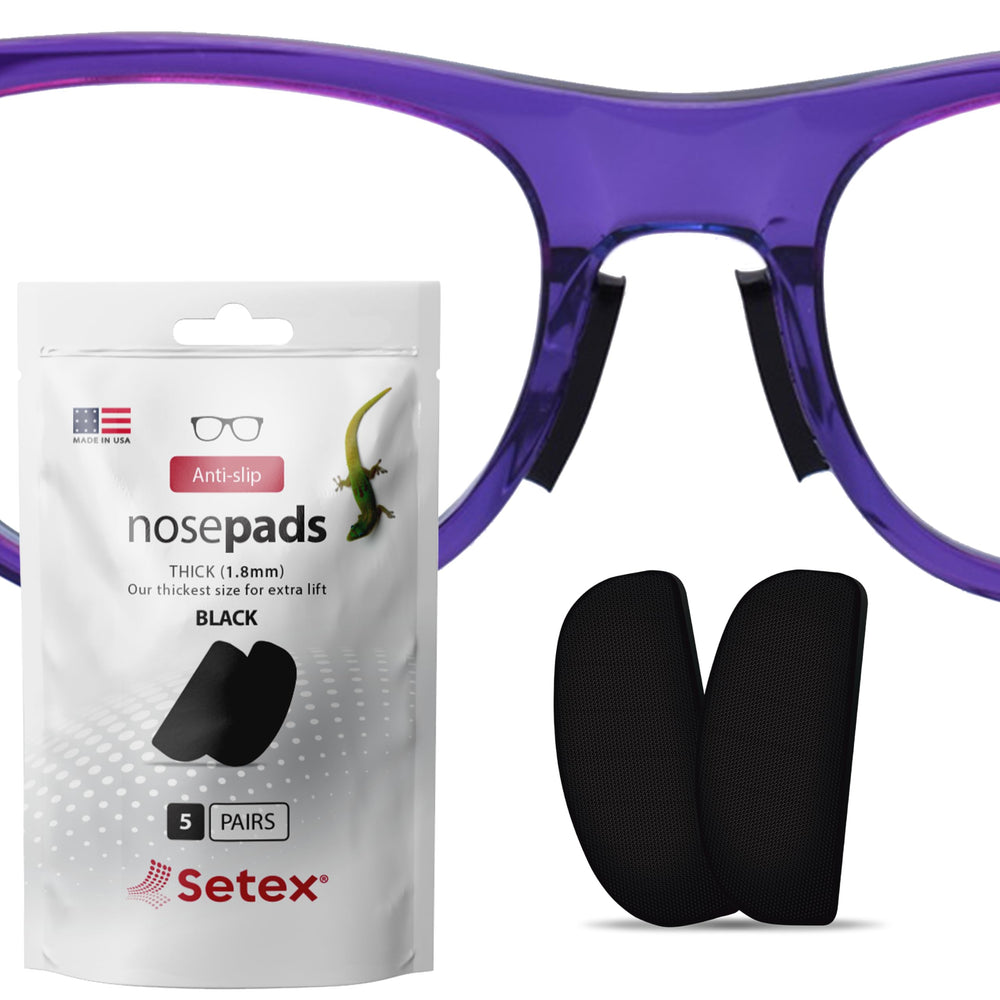 Setex Gecko Grip nose pads top view showing dense fibers for secure grip.