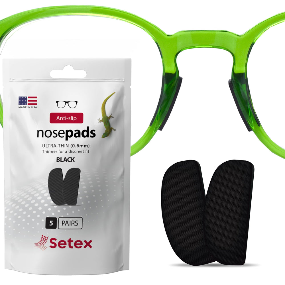 Setex Gecko Grip ultra-thin nosepad closeup shows dense microfibers for secure grip
