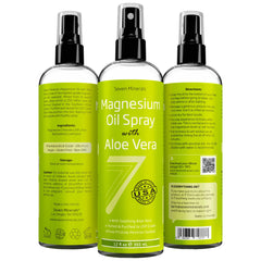 Seven Minerals magnesium oil spray USA-mined highlighting purity and domestic sourcing