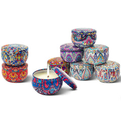 Conjunto Sevkumz de 9 velas aromaterapia para relajación en casa.