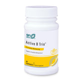 SFI Health Active B Trio bottle label highlights absorption-ready B vitamins