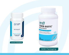 SFI Health Biotagen bottle back highlights ingredients and usage guidance for daily gut care