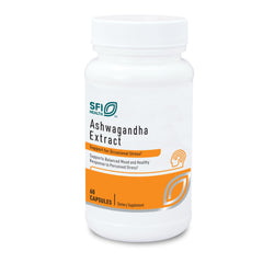 SFI Health Klaire Labs Ashwagandha 300mg bottle for daily memory support.