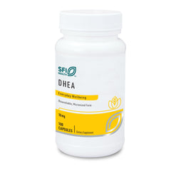 SFI Health Klaire Labs DHEA 10 mg bottle for potential daily wellness support.