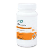 SFI Health Klaire Labs melatonin lozenge bottle front view for easy nightly use.