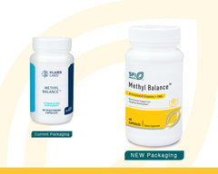 SFI Health Klaire Labs Methyl Balance label close-up highlights active B vitamins