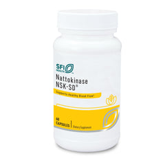 SFI Health Nattokinase NSK-SD bottle suggesting cardiovascular support potential.