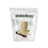 Shakeology vanilla plant-based protein bottle highlights a gluten-free shake for satisfying meals