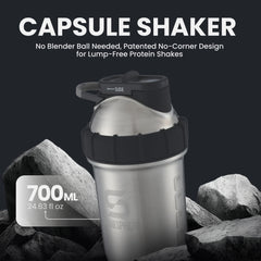SHAKESPHERE double-wall copper liner preserves temperature for hot or cold beverages