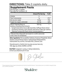 Shaklee NutriFeron ingredient blend with pumpkin seed, plantain seed, safflower, honeysuckle