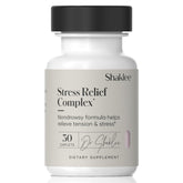 Shaklee Stress Relief Complex bottle front showing calm, ready-to-use daily supplement