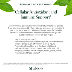 Shaklee Vita-C visual emphasizing comprehensive health benefits for skin and eyes