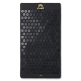 ShaktiMat Premium Acupressure Mat in Shakti Black, top view, promotes muscle relaxation.