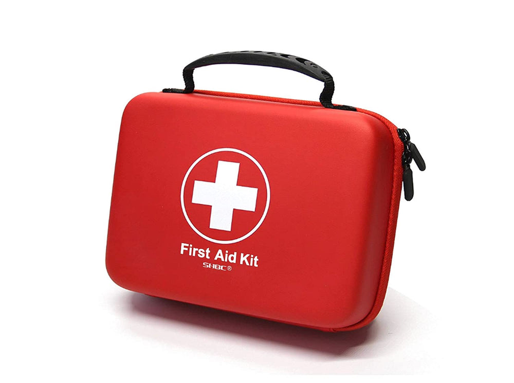 SHBC Compact First Aid Kit contents showcase for family readiness.