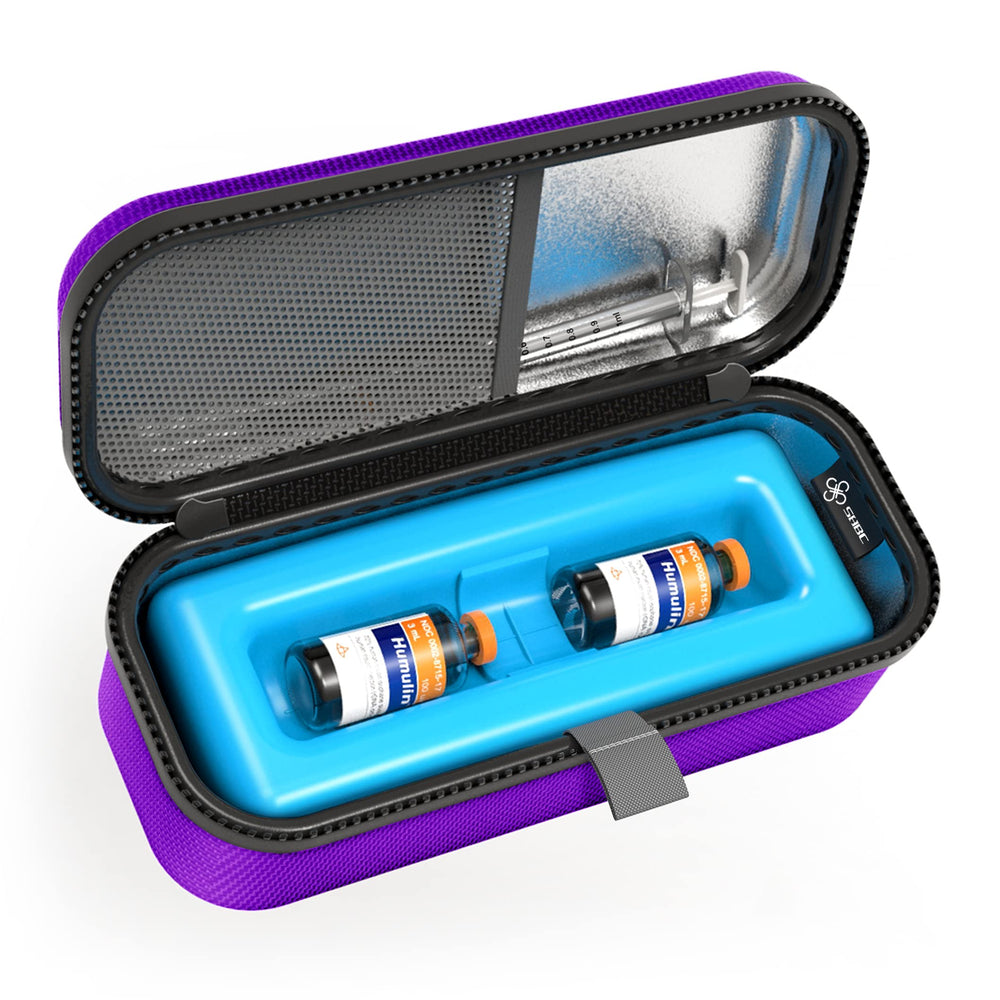 SHBC Insulin Vial Case with Ice Pack keeps medicines cool during travel
