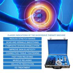 Shefmon Shockwave device side view highlights ergonomic design for easy use.