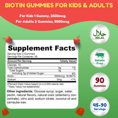 SHIFAA NUTRITION biotin gummies strawberry flavor close-up shows enjoyable daily chew