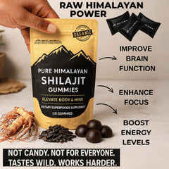Lab-tested SHILAHEAL Shilajit Gummies ensuring purity and safety