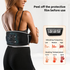 SHINE WELL portable massager belt powered by a 10000mAh battery for long use