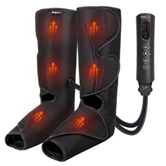 SHINE WELL leg massager in use to boost circulation and soothe tired legs.