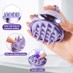 Grip with finger ring for comfortable use during massage