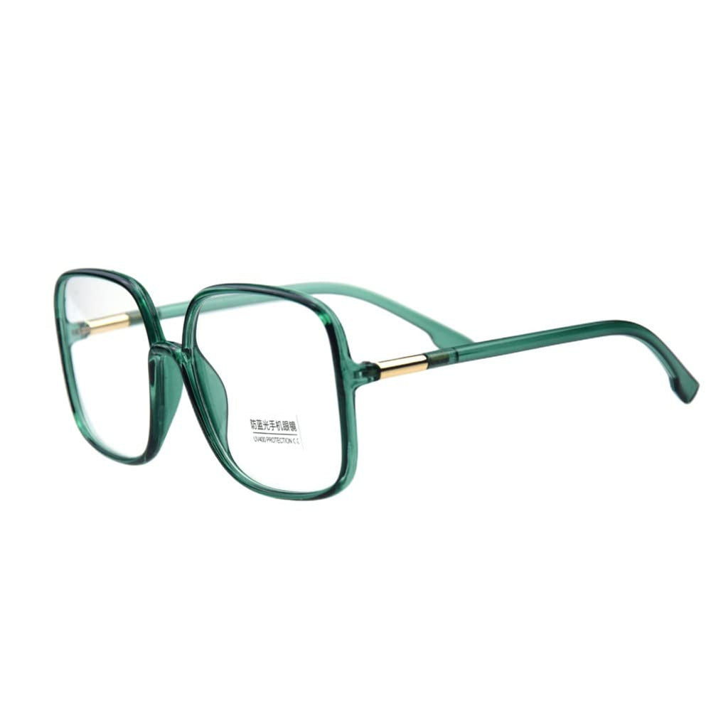 Gafas Shiratori bloqueadoras de luz azul, estilo retro, para uso frente a pantallas.