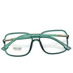 Shiratori gafas marco texturado verde, tacto suave y cómodo para uso diario.