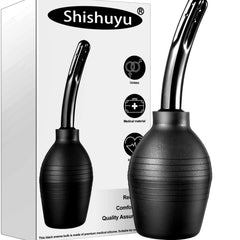 Shishuyu 10 oz enema bulb kit for comfortable, portable use