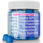 SHIZAM brain elevator gummies bottle emphasizing focus and mental clarity