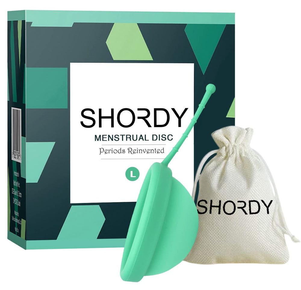 SHORDY Reusable Disc demonstrates easy insertion for comfortable daily wear.
