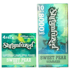 Shrumfuzed nootropic gummy bottle front with 8000mg blend for daily focus