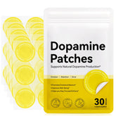 Shuangjia Dopamine Patches Extra Strength box front shows vegan mood support packaging.