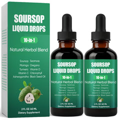 Shwfhi Soursop 10-in-1 Drops bottle for daily energy support.