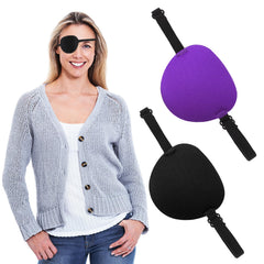 Sibba eye patch features a 3D groove design for comfortable wear.