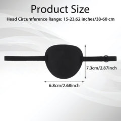Sibba eye patch supports left or right eye coverage for flexibility.