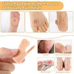Sibba Feet metatarsal pads provide walking support and even pressure.