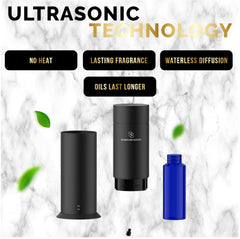 Signature Scents luxury diffuser with status indicators for simple, worry-free operation.