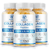 SIGNILIFE multi-collagen softgels bottle supports daily beauty and hydration.