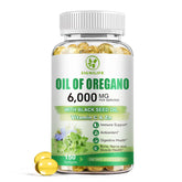 Signilife oregano oil bottle close-up highlighting immune-support blend.