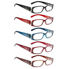 SIGVAN reading glasses in black rectangular frame for comfortable all-day reading.