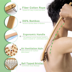 SIHASO back scratcher offers a large contact area for broader coverage.