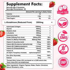 Sijigood Glutathione Collagen Gummies bottle pour highlights easy daily use.