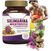 Silimarina liver support bottle with a natural herbal blend for daily liver care