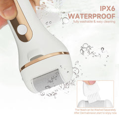 SilkGlow rechargeable foot file with dual speeds for versatile care